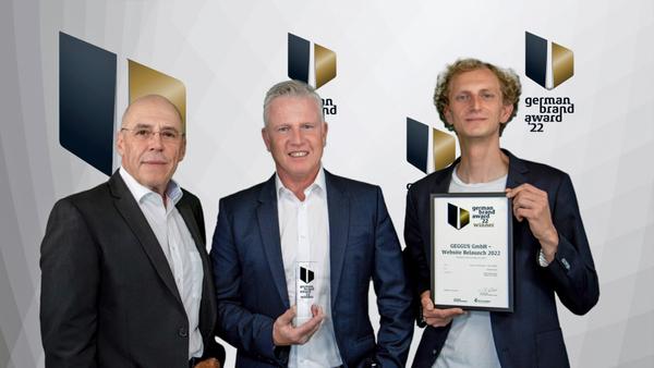 La GEGGUS GmbH di Weingarten vince il German Brand Award 2022